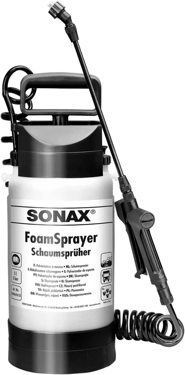 Sonax Foam Sprayer mit Viton Dichtung 3 Liter