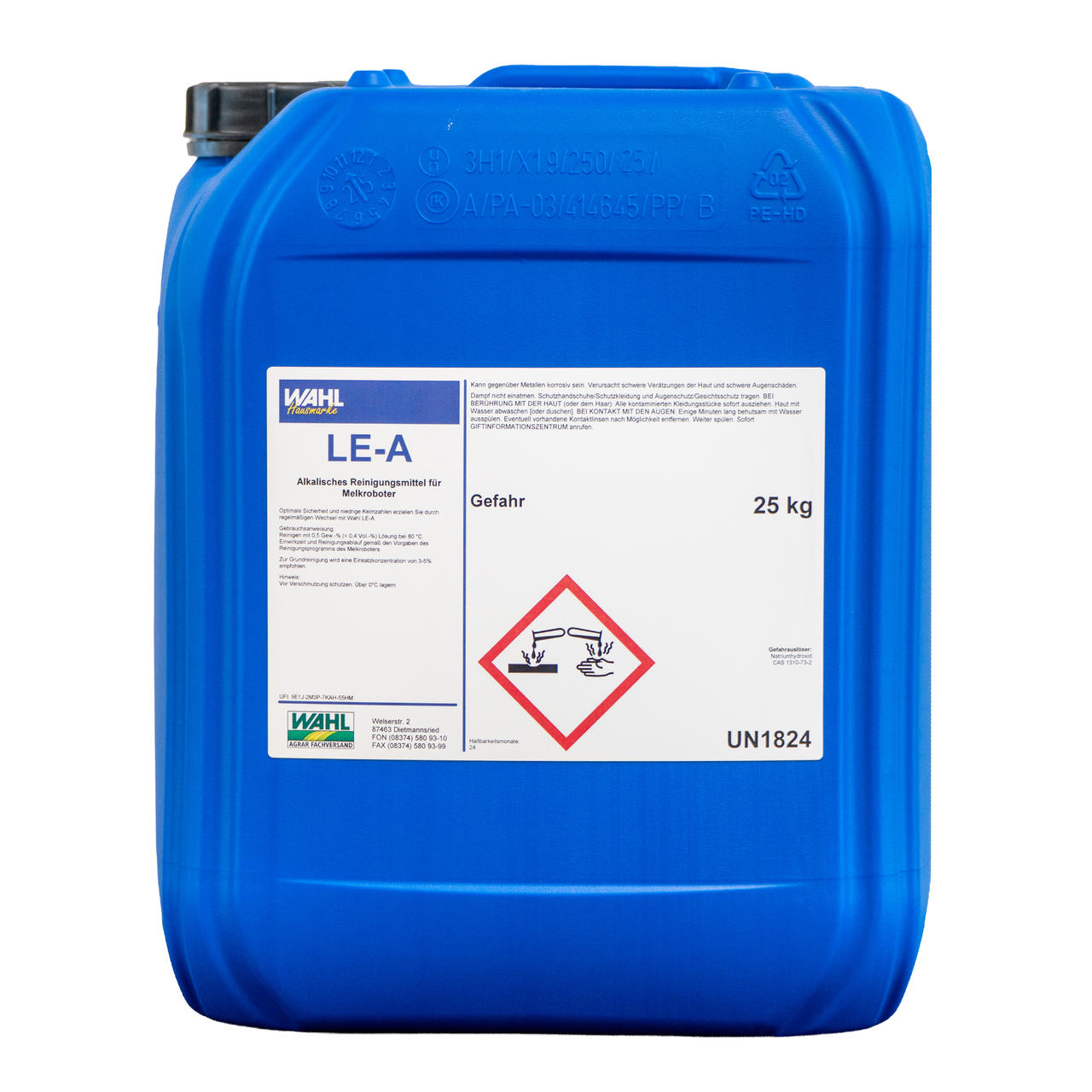 WAHL-Hausmarke Reinigungsmittel LE-A, 25 kg WAHL-Hausmarke Reinigungsmittel LE-A, 25 kg