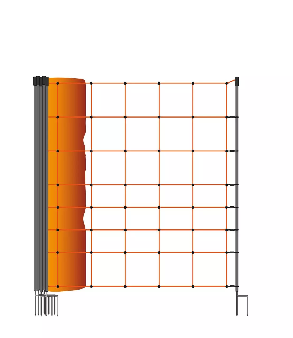 WAHL-FENCE Schafnetz 90 cm / 50 m Doppelspitze