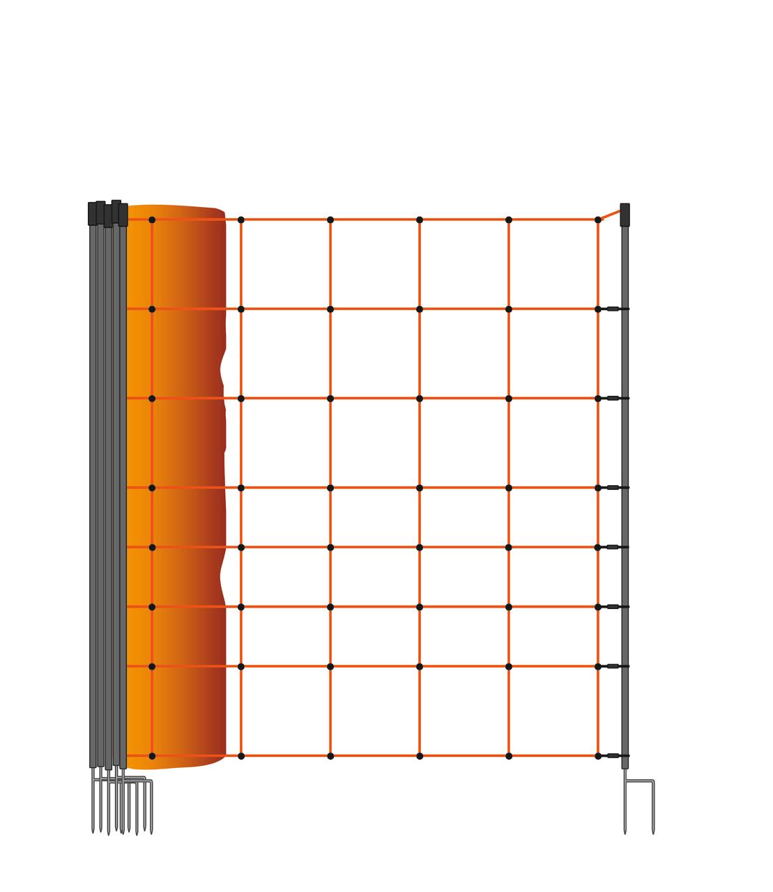 WAHL-FENCE Rete per pecore 90 cm / 50 m a doppia punta WAHL-FENCE Rete per pecore 90 cm / 50 m a doppia punta