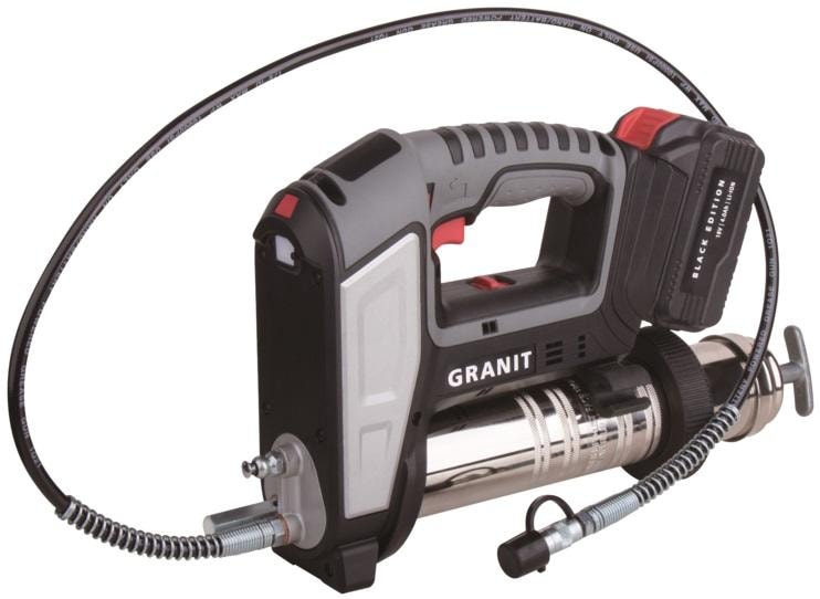 GRANIT Akku-Fettpressen-Set BLACK EDITION