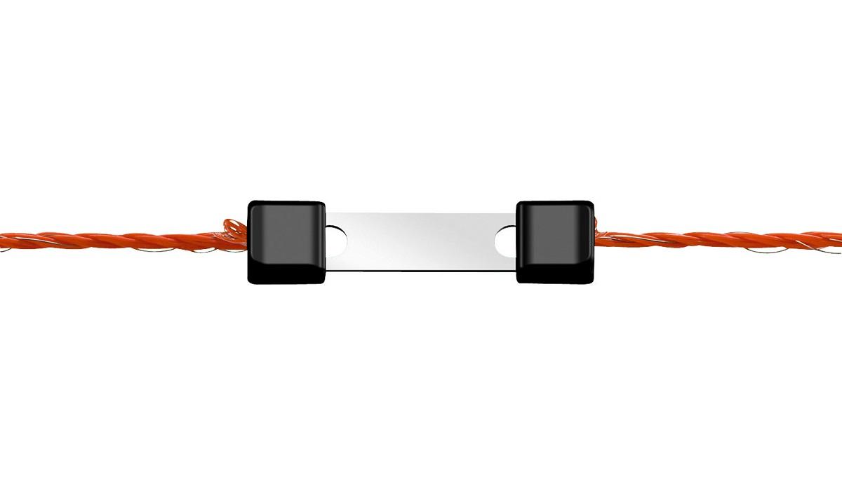 Litzclip Connettore per fili, in acciaio inox, 3 mm