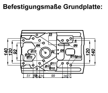 BLACK STAR Schleppersitz BS 1430 M