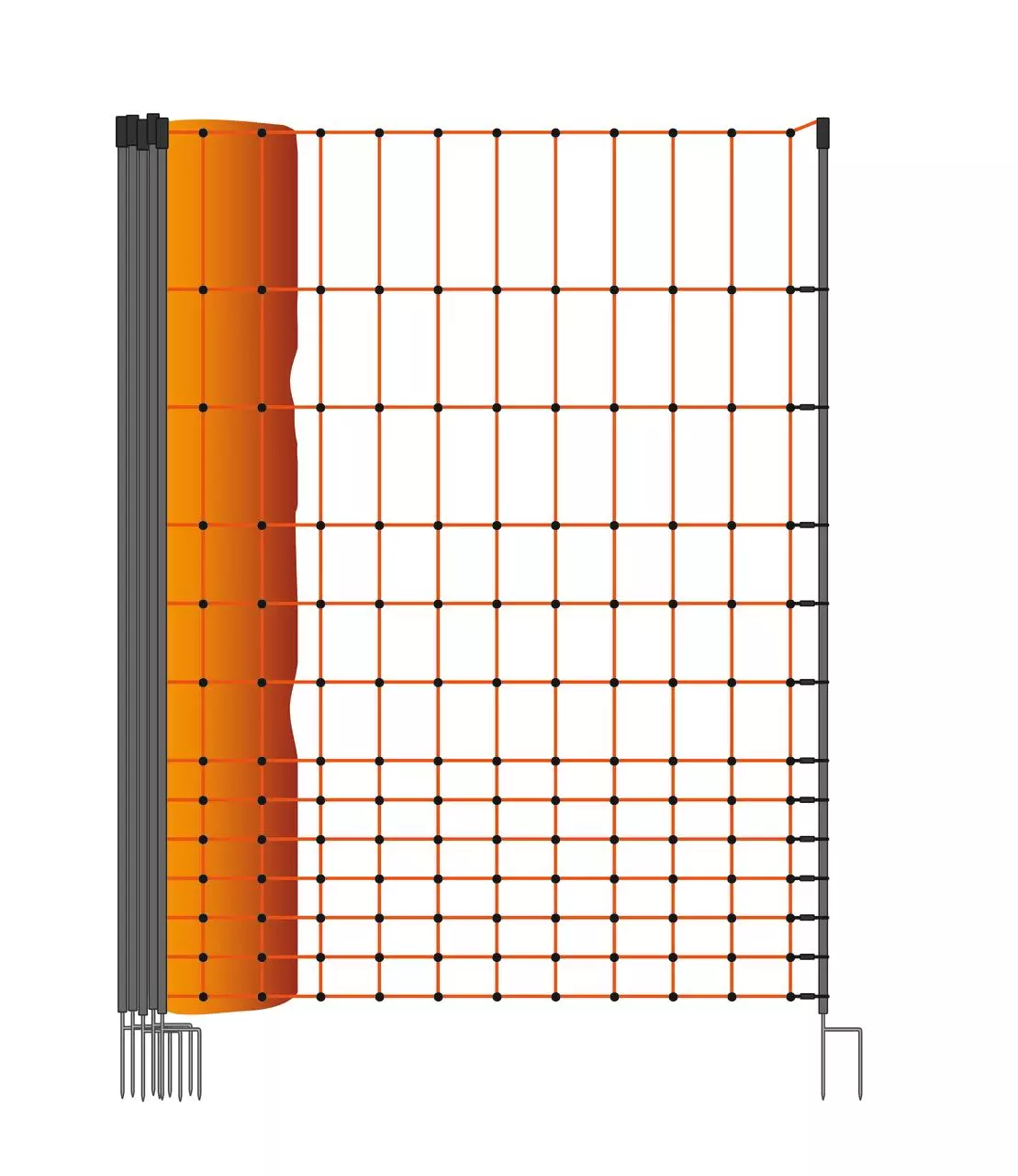 WAHL-FENCE Hühnerzaun 110 cm / 50m elektrifizierbar