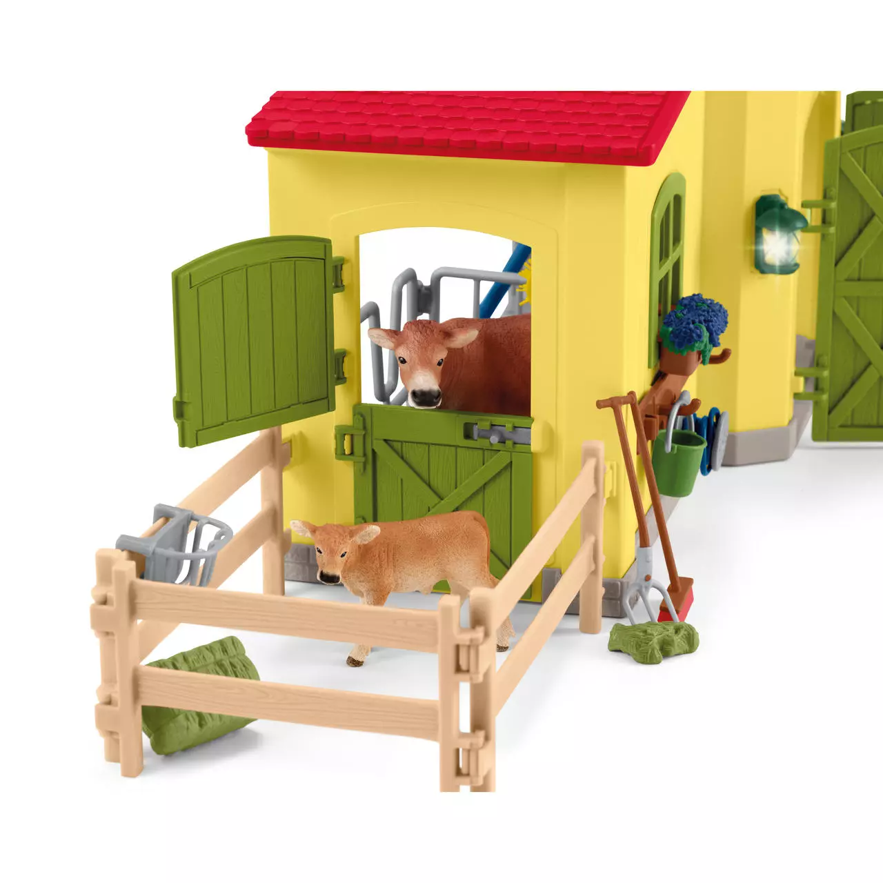 Schleich Großer Stall mit Tieren und Zubehör