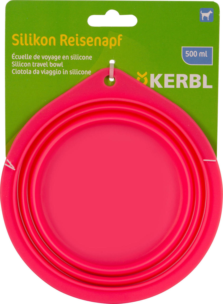 Kerbl Silikon Reisenapf faltbar