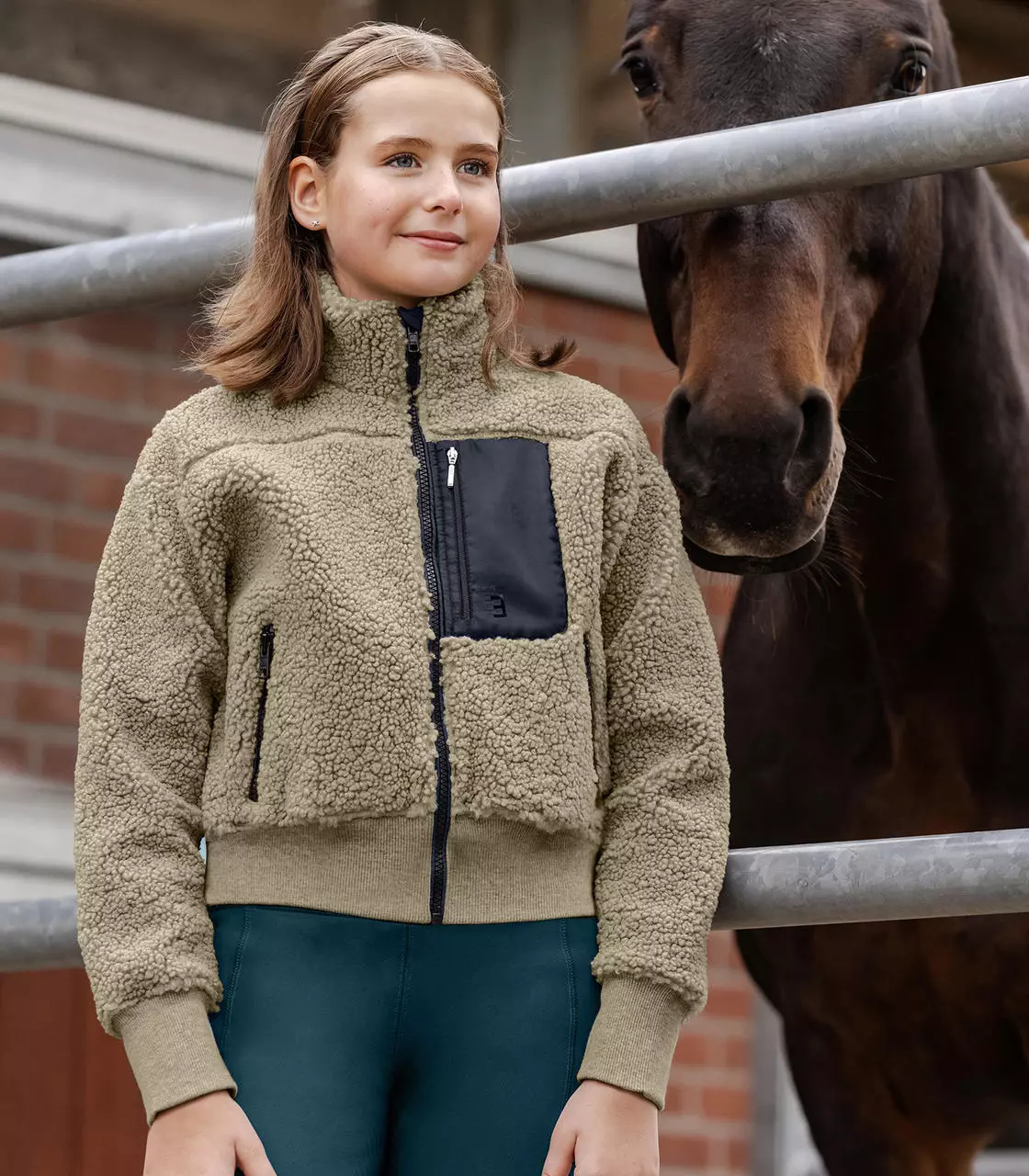 ELT Teddy Fleece Jacke Alba, Teens