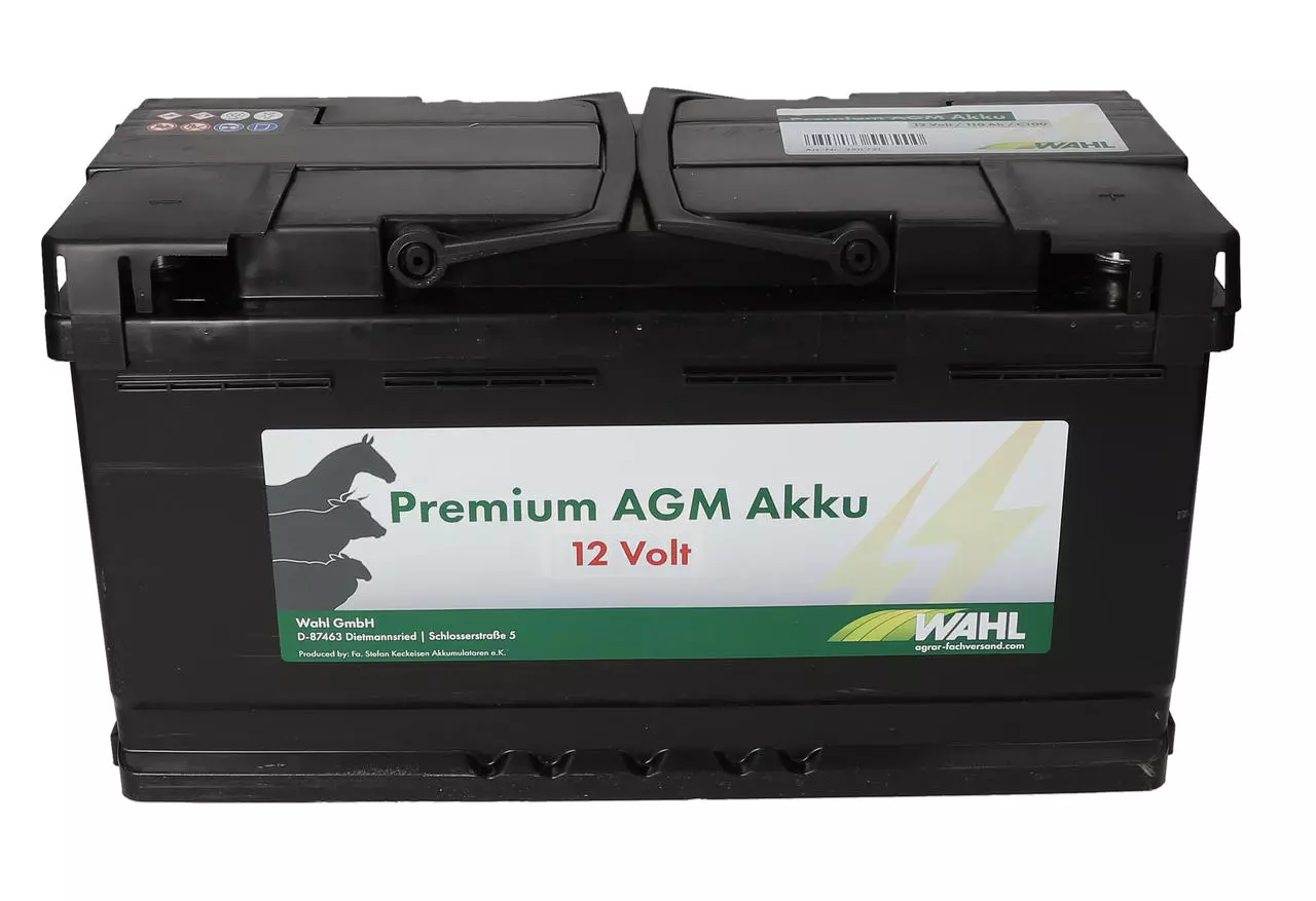 WAHL-FENCE 12 Volt Premium AGM Akku - 12 V, 110 Ah