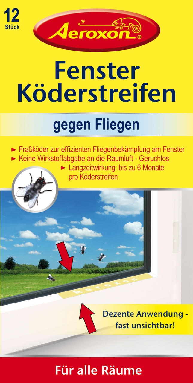 Aeroxon Fenster-Köderstreifen "Transparent" Aeroxon Fenster-Köderstreifen "Transparent"