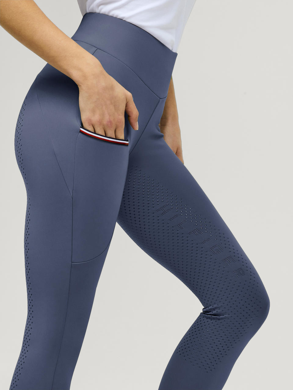 Tommy Hilfiger Leggings toutes saisons Elmira à fond intégral à taille haute
