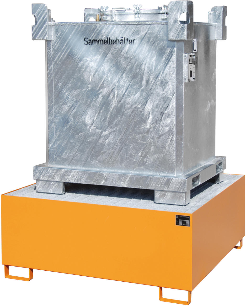 Auffangwanne für IBC Container aus Stahl
