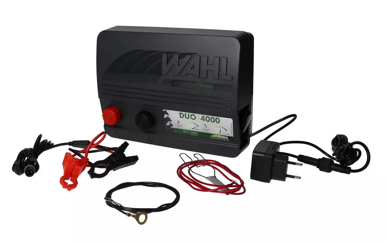 WAHL-FENCE DUO 4000 - 12 V / 230 V Weidezaungerät