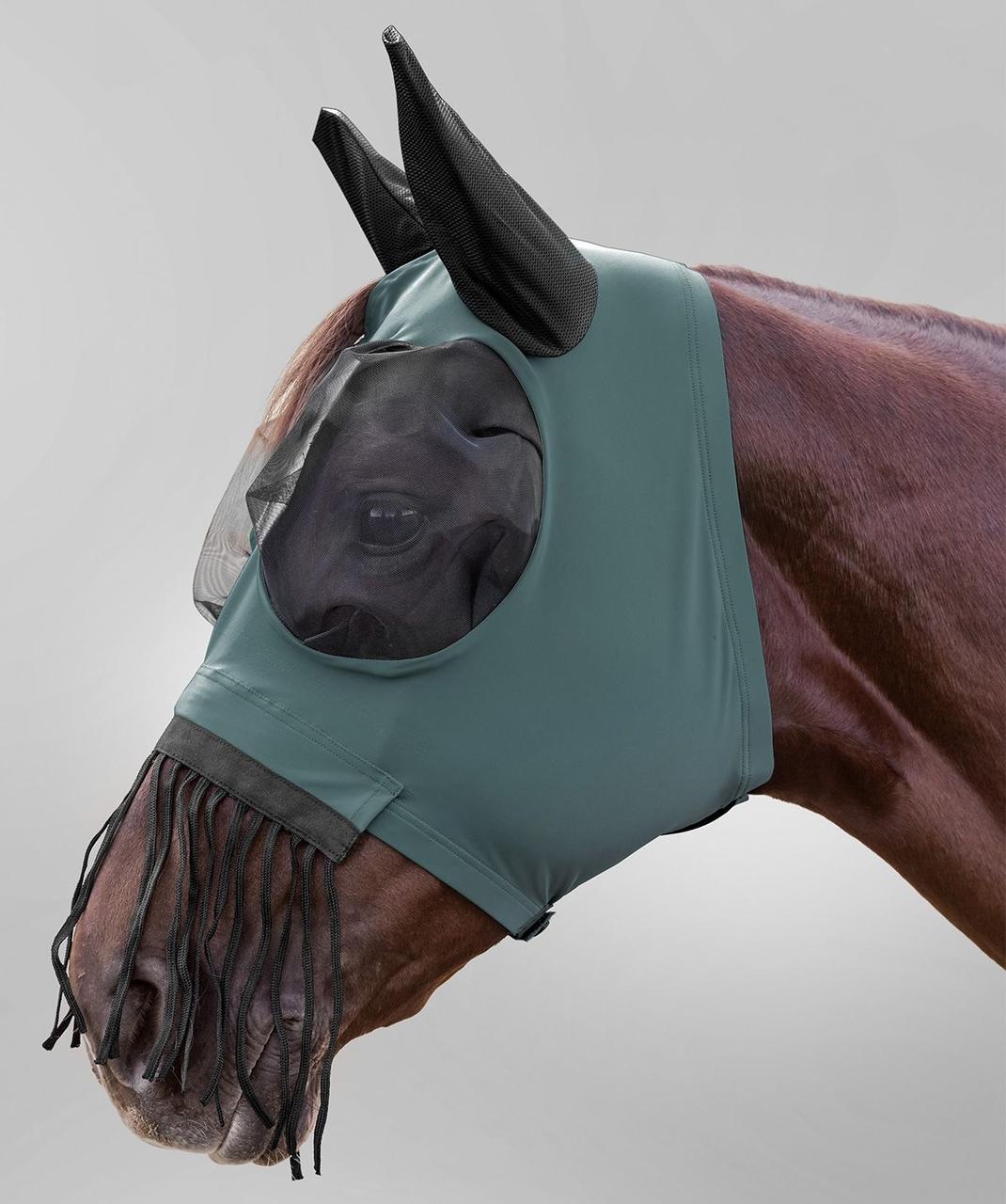 Waldhausen Masque anti-mouches Puck avec franges nasales