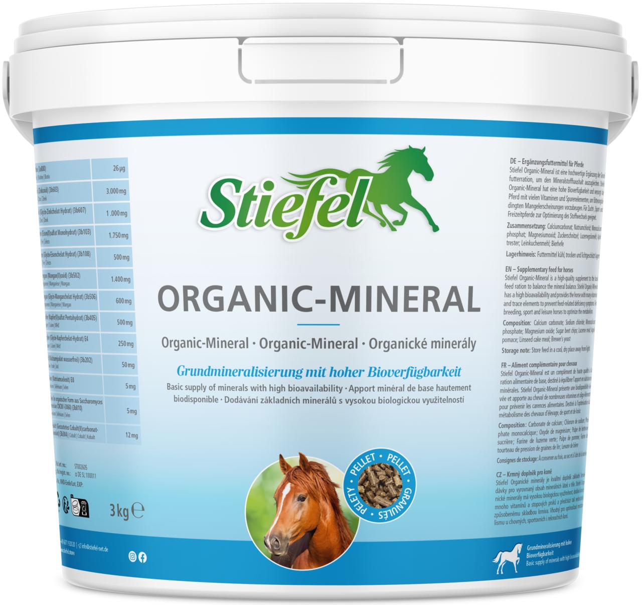 Stiefel Mineralfutter Organic-Mineral 3 kg