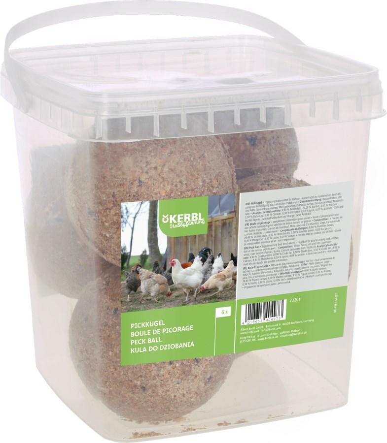 Kerbl Pickkugel - 6 Stück