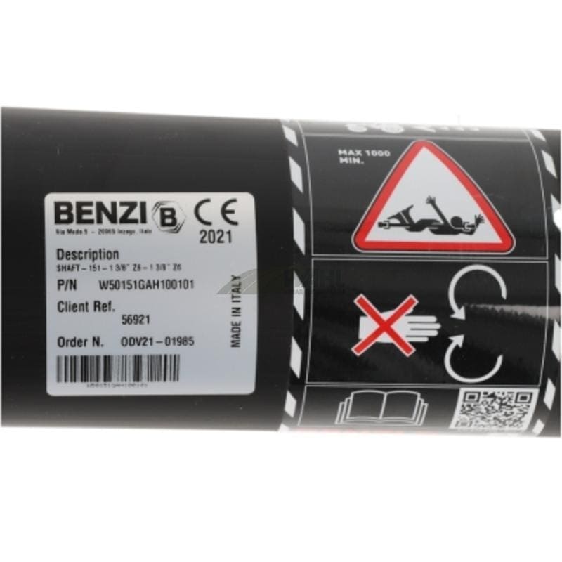 BENZI Weitwinkel Gelenkwelle CV6 80° einseitig