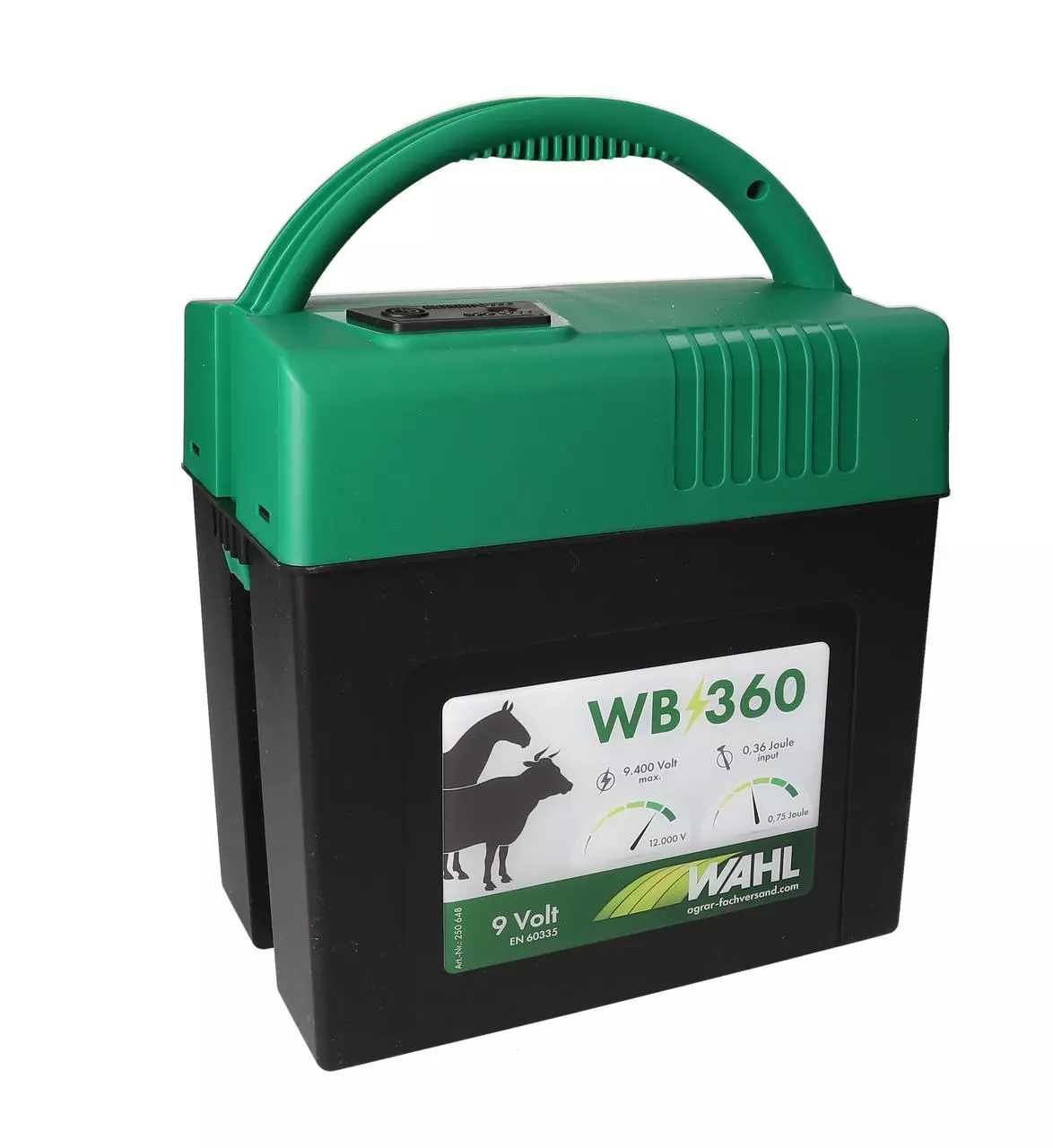 WAHL-FENCE WB 360 - 9 V-Batterie Weidezaungerät