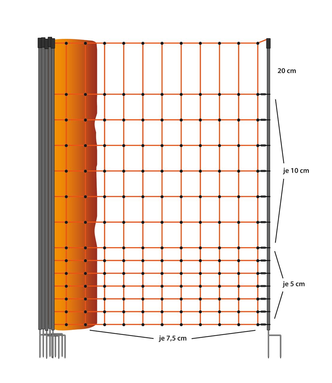 Göbel EURONETZ / Recinto per polli, altezza 112 cm