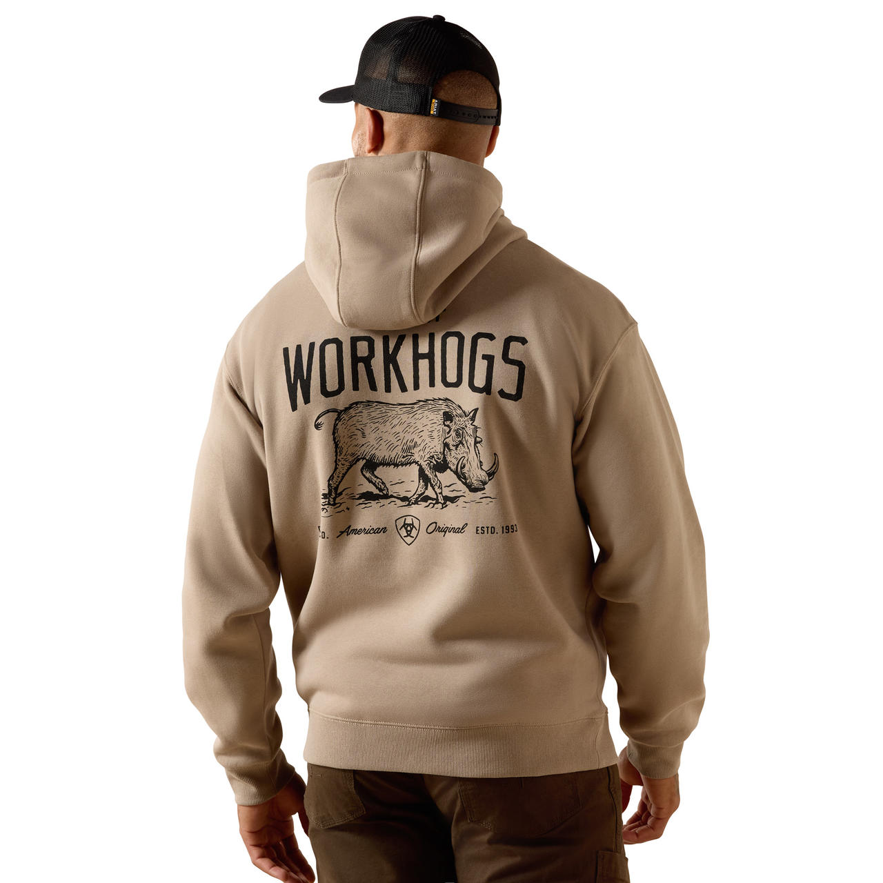 ARIAT Felpa con cappuccio Rebar Lightweight Workhog