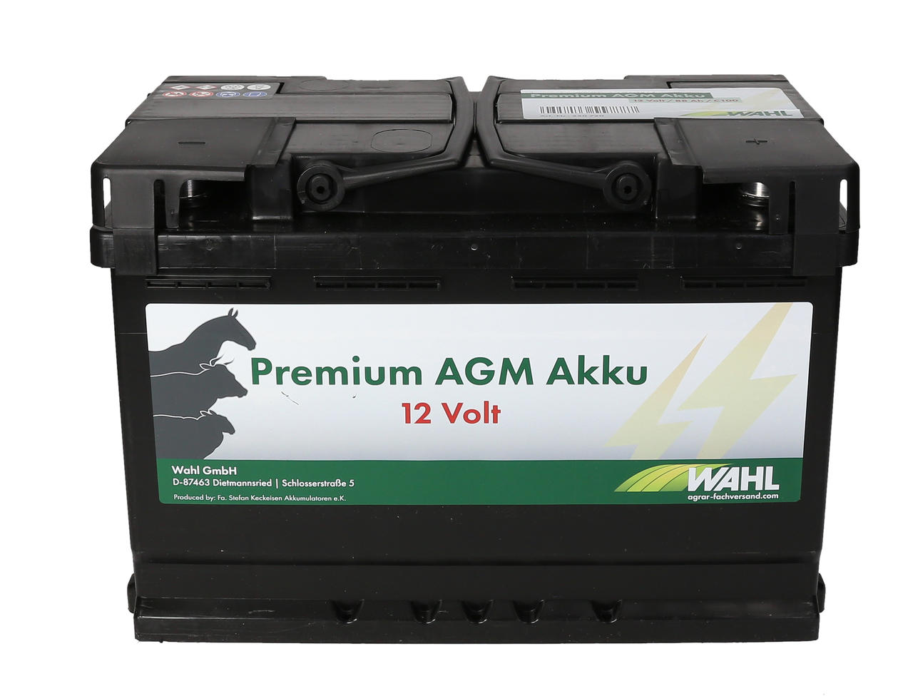 WAHL-FENCE Batteria AGM 12 V – Premium, 88 Ah WAHL-FENCE Batteria AGM 12 V – Premium, 88 Ah
