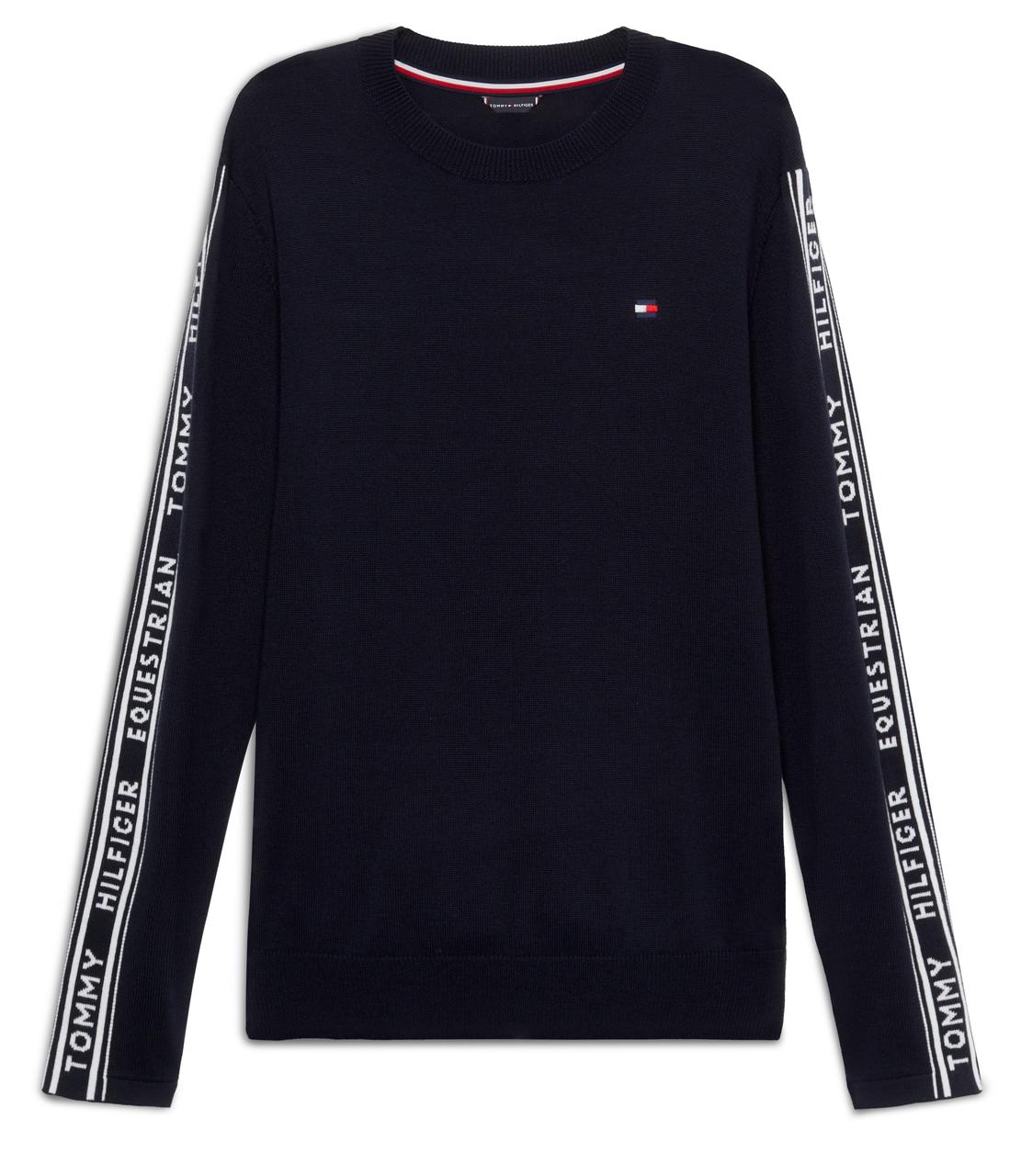 Tommy Hilfiger Men Seattle Jacquard Logo Pullover Tommy Hilfiger Men Seattle Jacquard Logo Pullover
