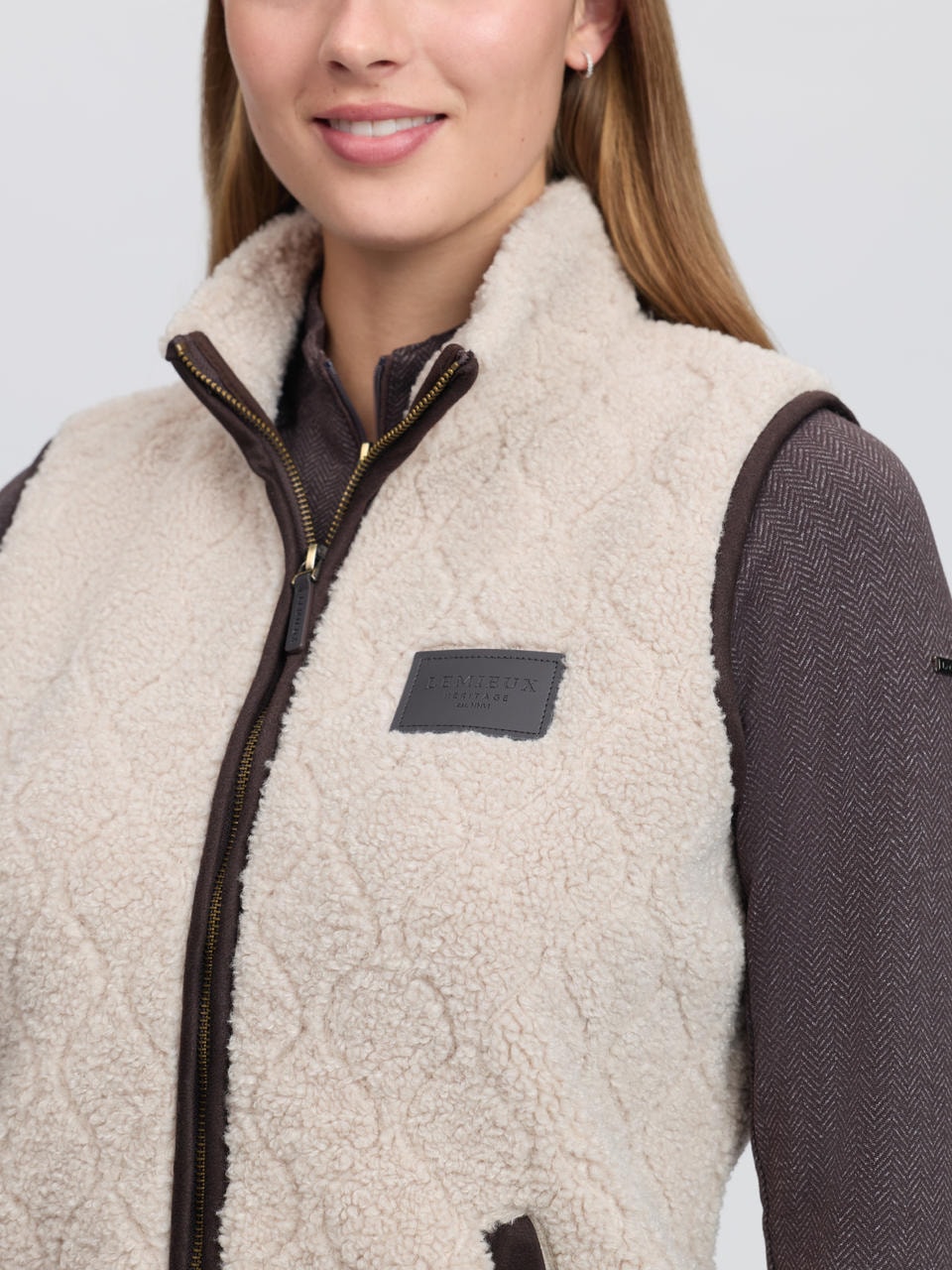 LeMieux Gilet en polaire Teddy Heritage