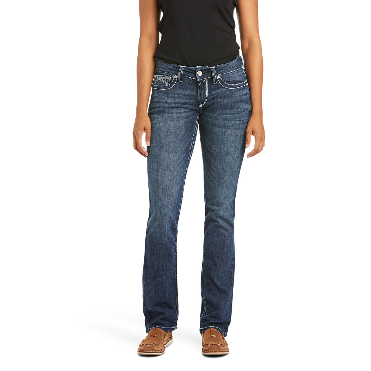 ARIAT R.E.A.L. Mid Rise Stretch Ivy Stachable