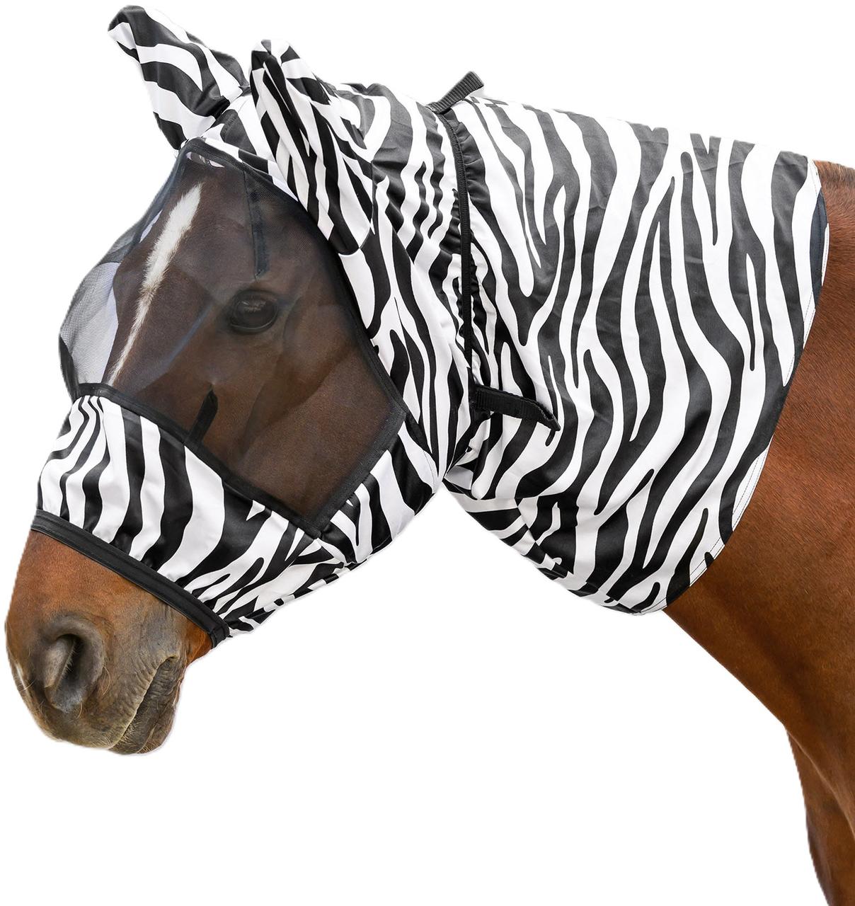 Waldhausen Maschera antimosche anti-eczema Zebra