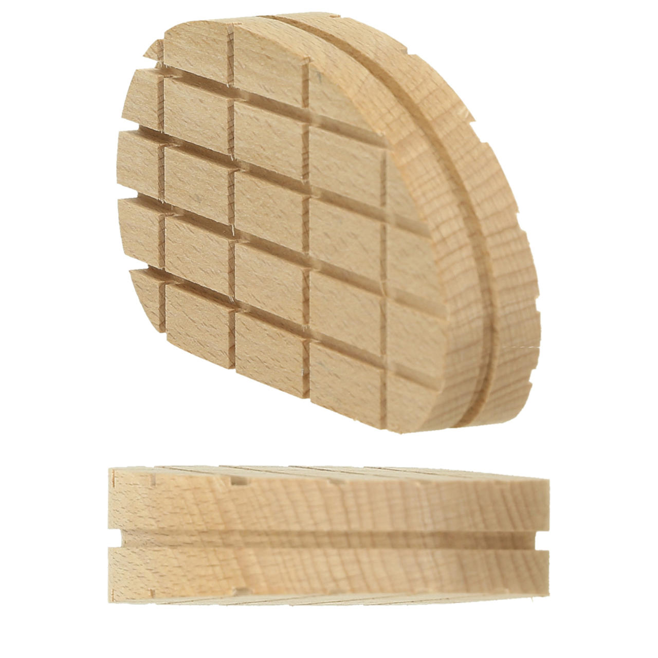 WAHL-Hausmarke Holzklotz - 110 mm - abgeschrägt