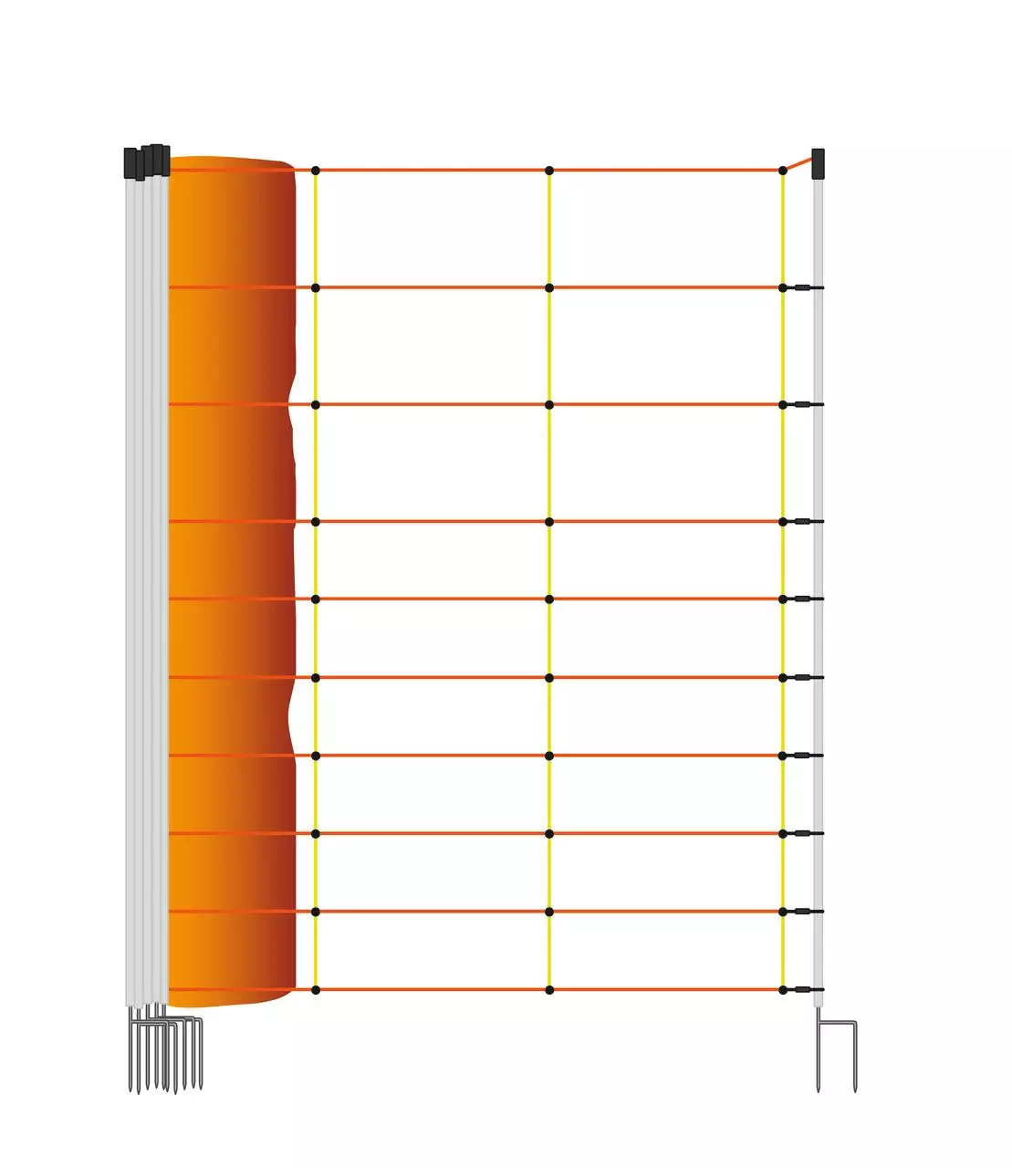 Göbel EURONETZ KOMBI / Schafnetz, 106 cm hoch
