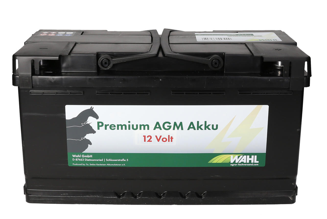 WAHL-FENCE Batteria AGM 12 V – Premium, 110 Ah WAHL-FENCE Batteria AGM 12 V – Premium, 110 Ah