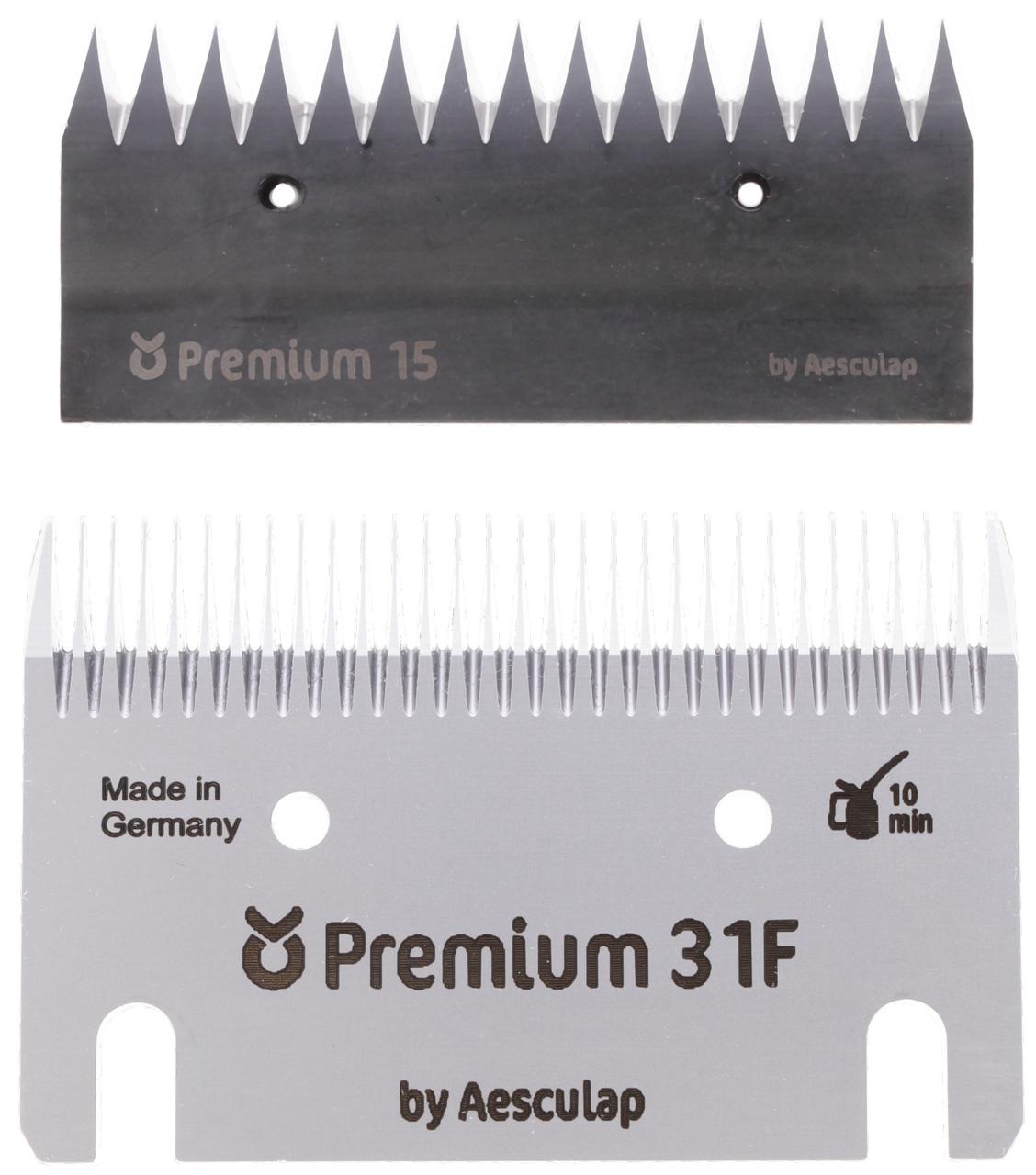 Aesculap Schermesser-Set Premium Pferd 15/31