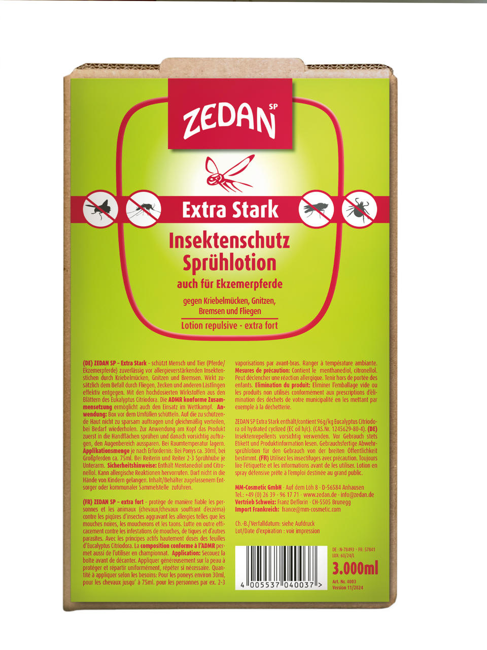 Zedan SP - Extra Stark -Insektenschutz