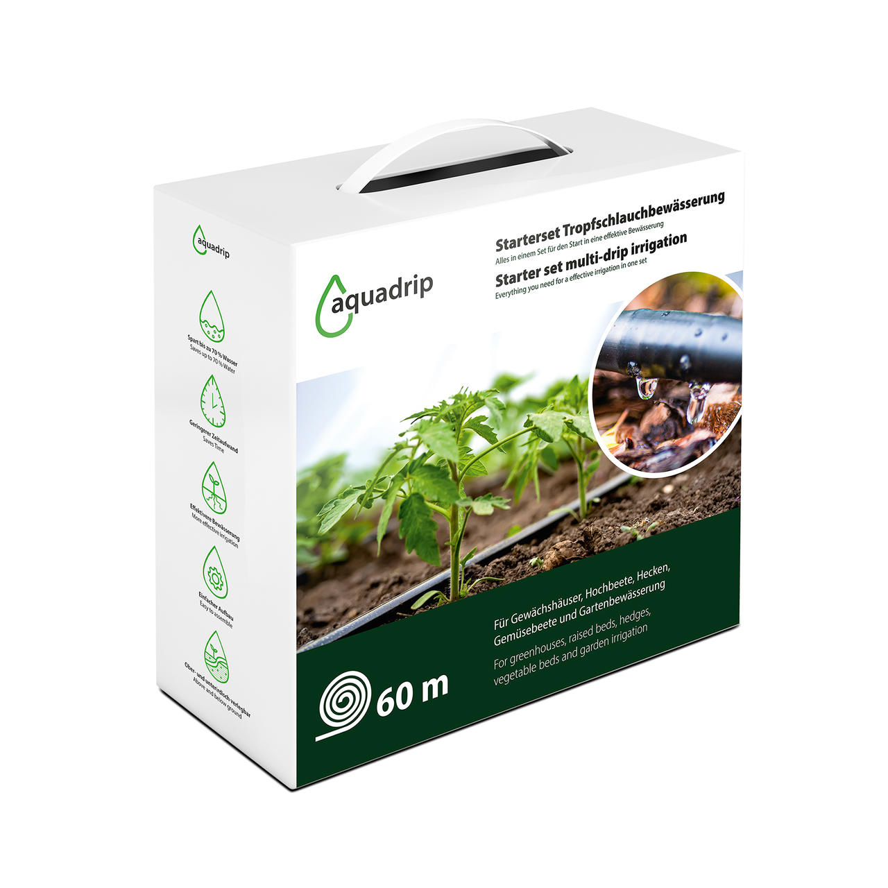 Aquadrip - kit per irrigazione a goccia