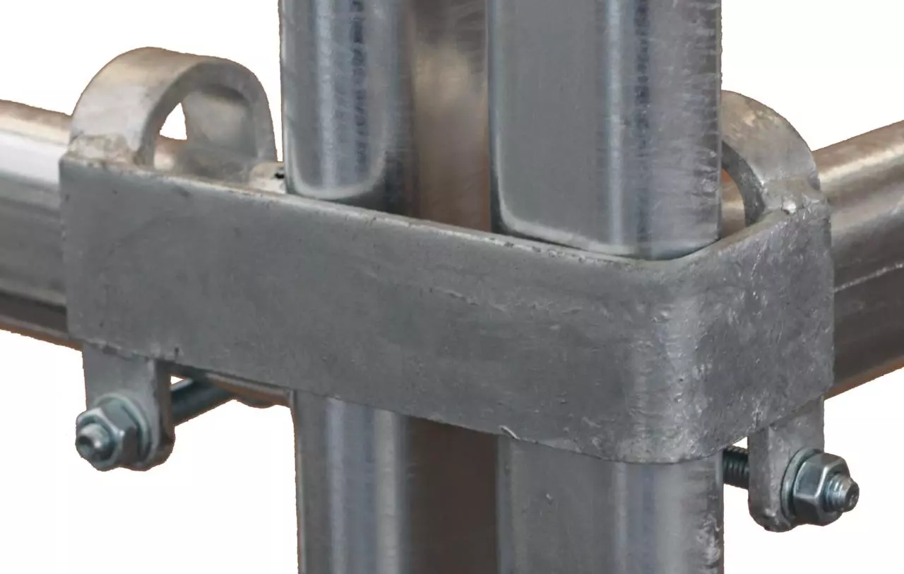 WAHL-FENCE Eckverbinder für Weidepanels, verzinkt