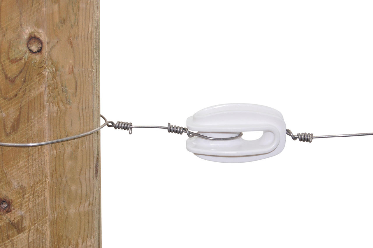 AKO isolatore per recinzione elettrica, resistente alla trazione, fibra di vetro – 10 pz