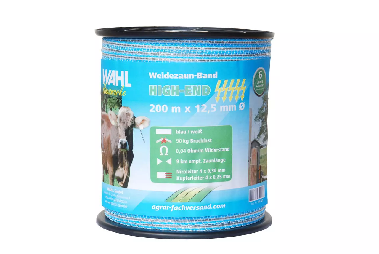 WAHL-FENCE Weidezaunband - HIGH END - 12,5mm / 200m