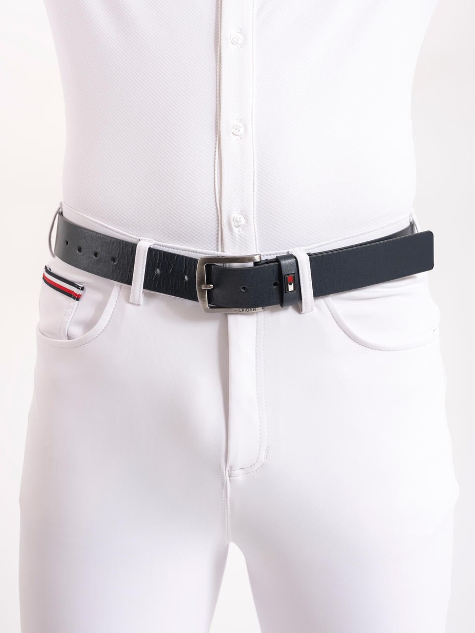 Tommy Hilfiger Cintura Palermo in ecopelle ricamata