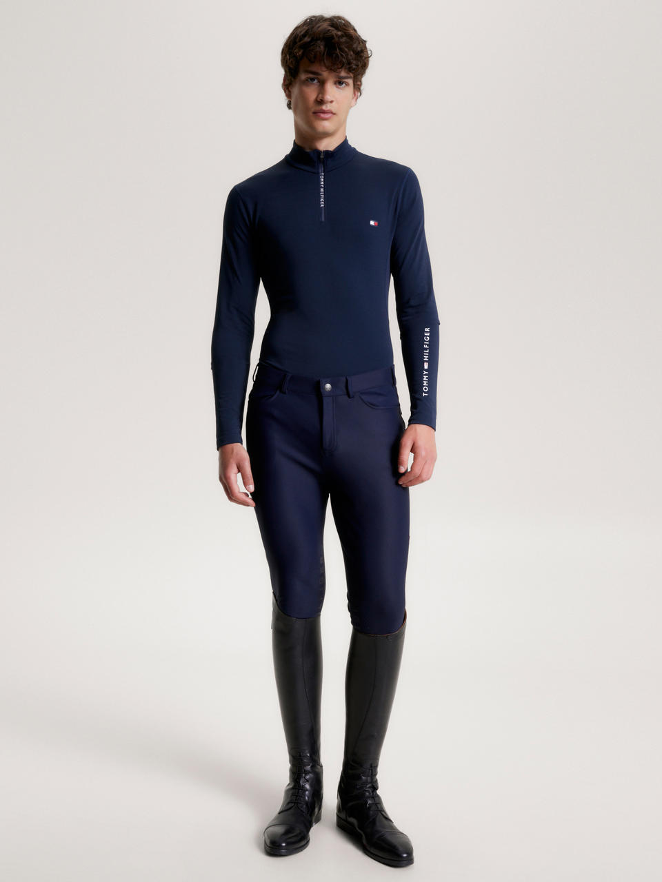 Tommy Hilfiger Uomo 1/4 ZIP Thermo Shirt
