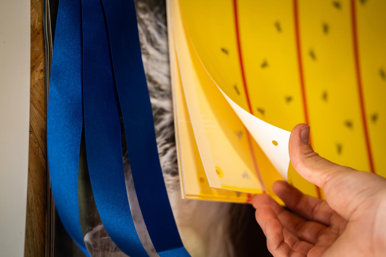 WAHL-Hausmarke Fogli antimosche FLY-GLUE per stalla