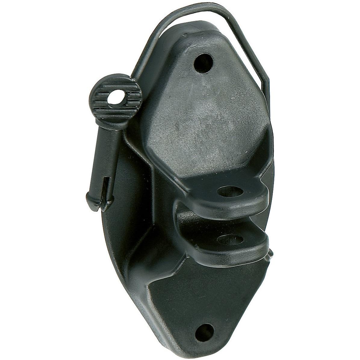AKO ISOLATORE PIN-LOCK per pali in legno, nero