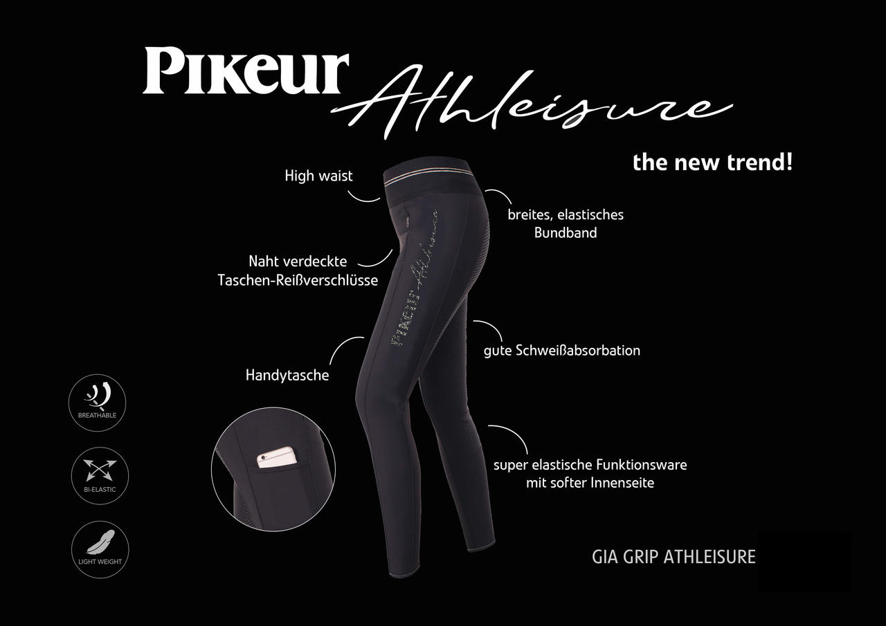 Pikeur Pantaloni da equitazione Gia Grip Athleisure