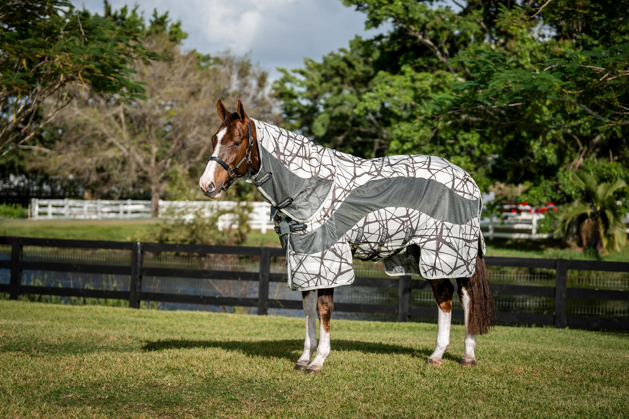 Horseware Couverture anti-mouches Amigo CamoFly 3 en 1 Plus Horseware Couverture anti-mouches Amigo CamoFly 3 en 1 Plus