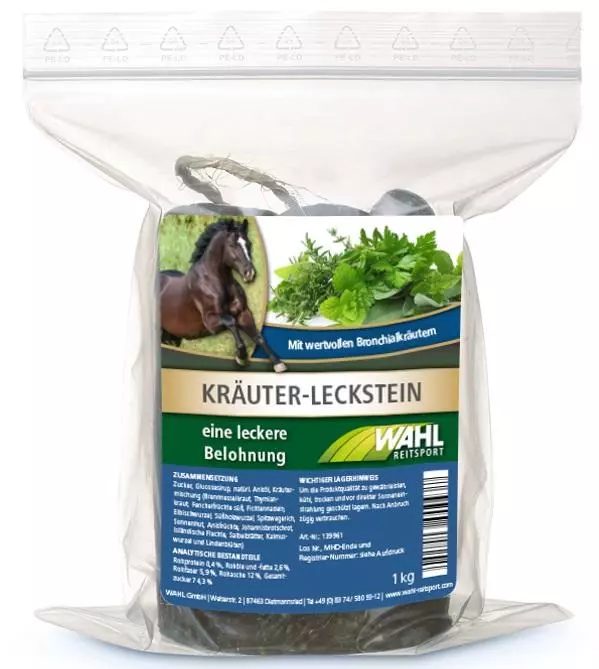 WAHL-Hausmarke Kräuter-Leckstein 1 kg