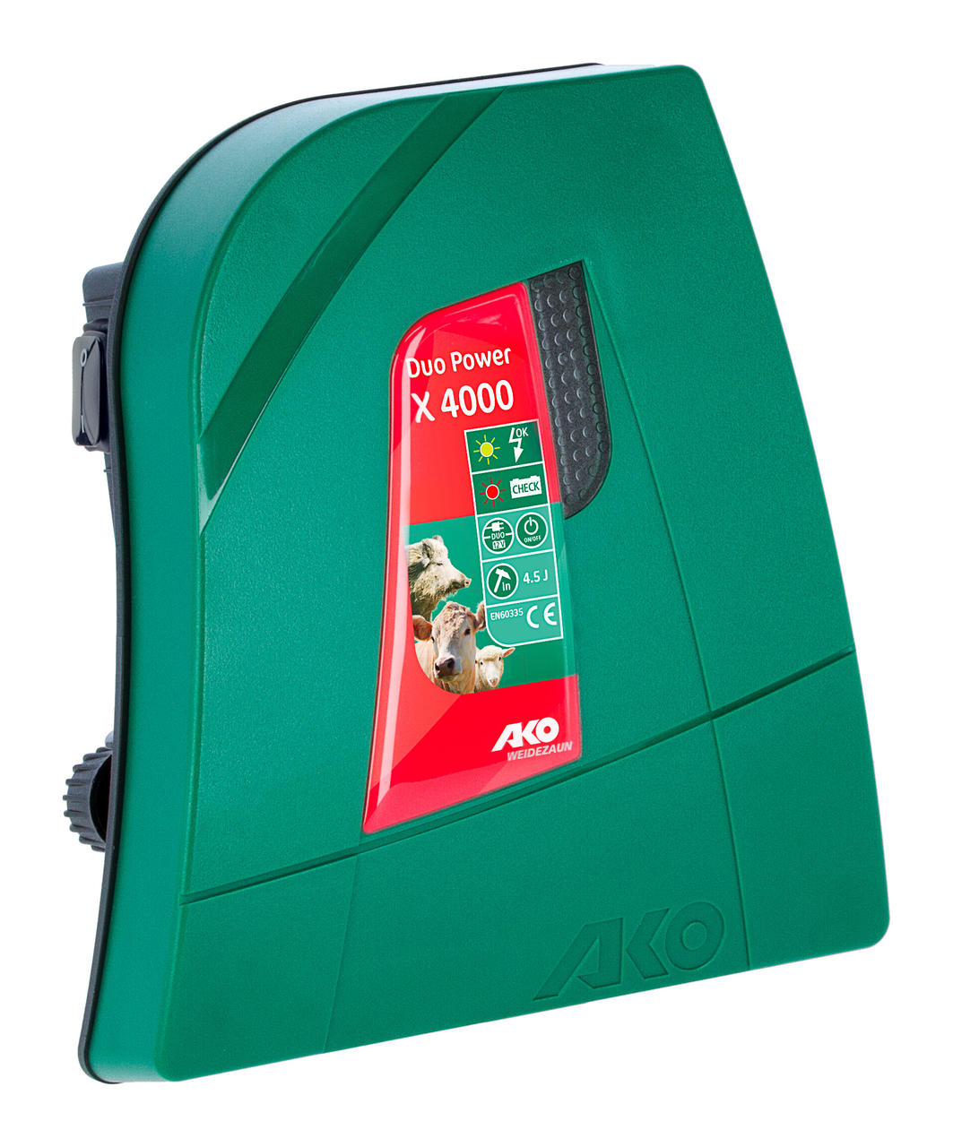 AKO Elettrificatore per recinti DUO POWER X4000 – 12 V/230 V