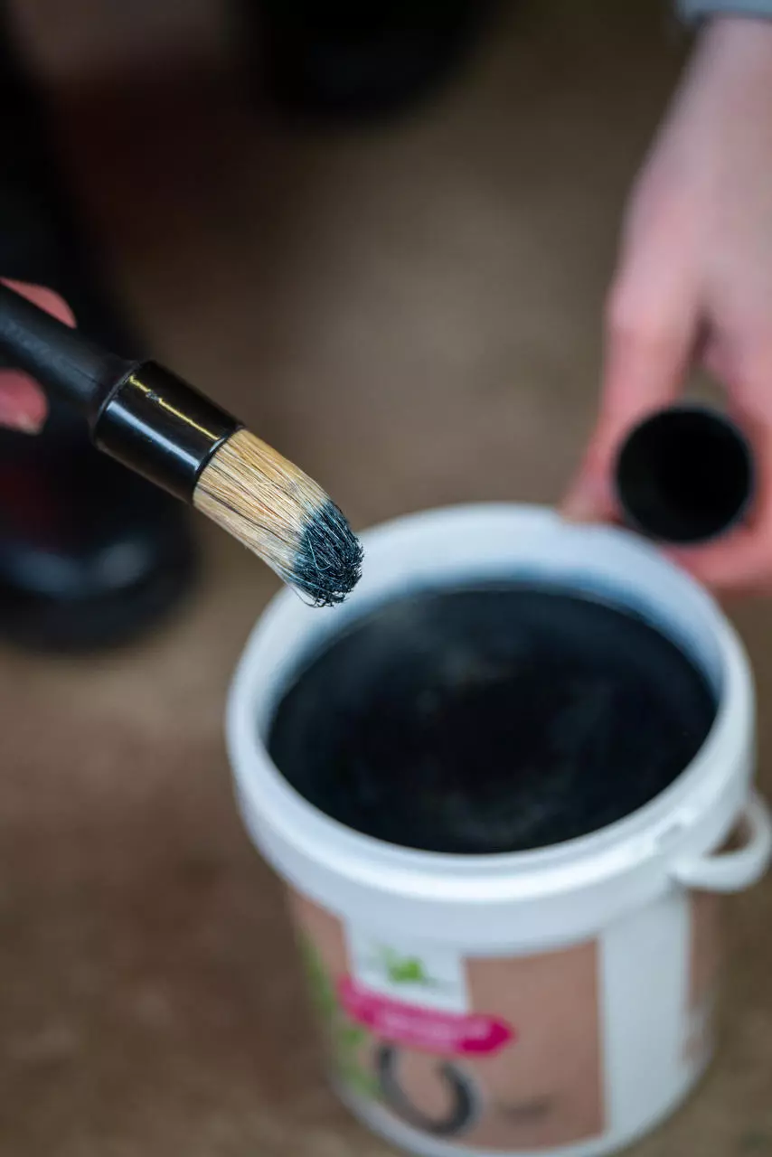 Ekkia Hufpinsel Kunststoff mit Kappe