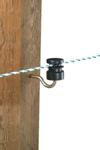 AKO Isolatore a fessura ROBUST, 25 pezzi, nero