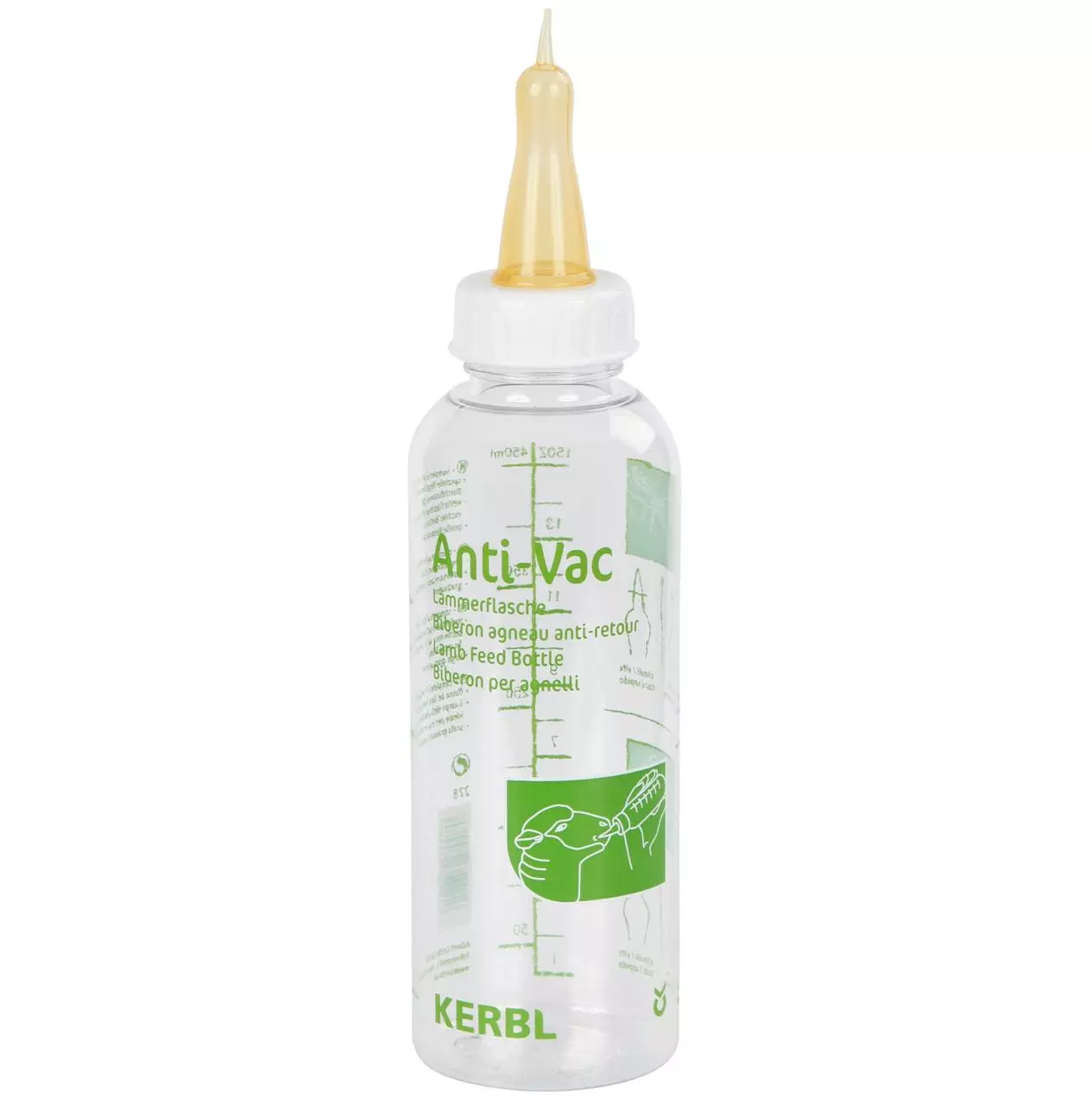 Kerbl Lämmeraufzuchtflasche Anti-Vac 450 ml