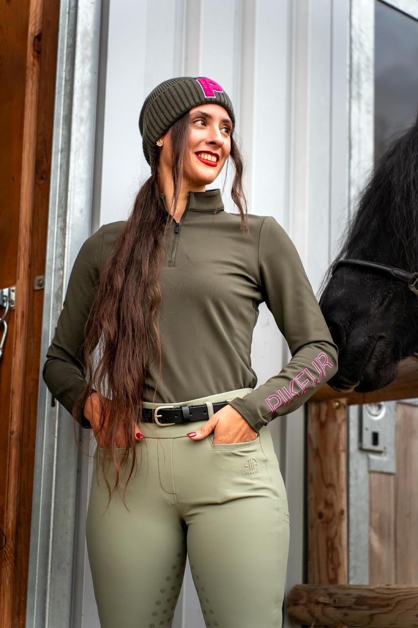 Pikeur Camicia con zip Sport