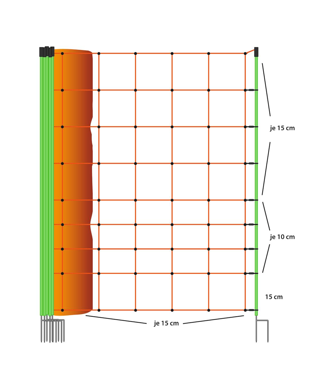 Göbel Euronetz – rete per ovini, alta 106 cm